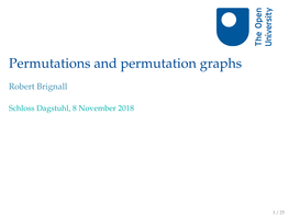 Permutations and Permutation Graphs