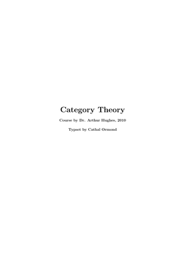 Category Theory