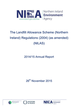 Annual NILAS Report 2014/15