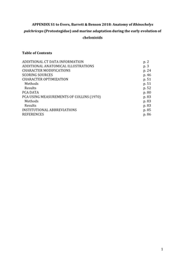 1 APPENDIX S1 to Evers, Barrett & Benson 2018