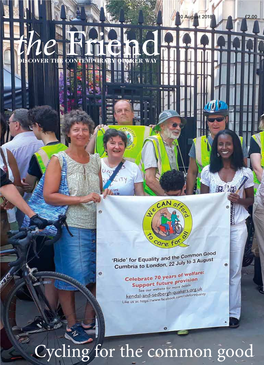 Cycling for the Common Good the Friend Independent Quaker Journalism Since 1843