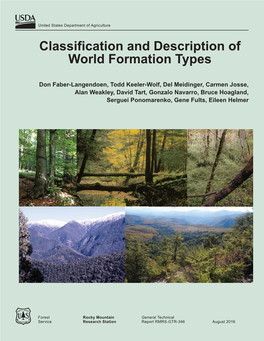 Classification and Description of World Formation Types