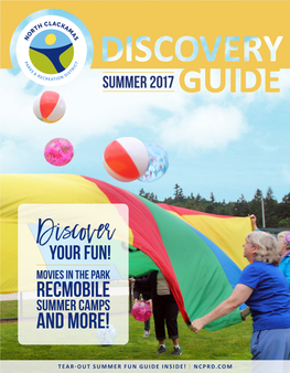 Discoveryour Fun! Movies in the Park Recmobile Summer Camps and More!