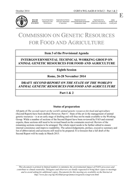 Commission on Genetic Resources for Food and Agriculture