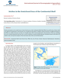 Seiches in the Semiclosed Seas of the Continental Shelf