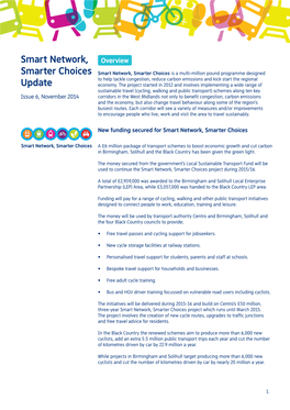 Smart Network, Smarter Choices Update