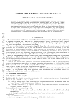 Flippable Tilings of Constant Curvature Surfaces