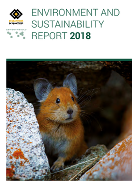 2018 Kumtor Environment and Sustainability Report