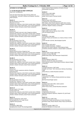 Radio 3 Listings for 3 – 9 October 2020 Page 1
