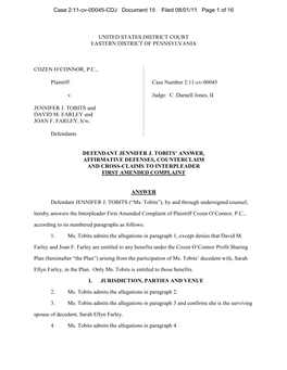 Case 2:11-Cv-00045-CDJ Document 15 Filed 08/01/11 Page 1 of 16