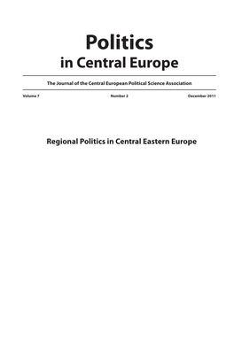 Politics in Central Europe