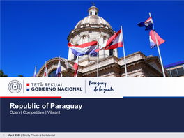 Republic of Paraguay Open | Competitive | Vibrant