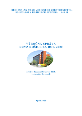 Výročná Správa Rúvz Košice Za Rok 2020