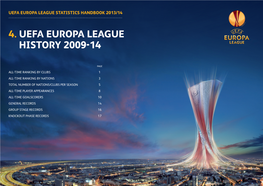 2013/14 UEFA Europa League Statistics Handbook