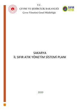 SAKARYA Il Sıfır Atık Yönetim Sistemi Plani