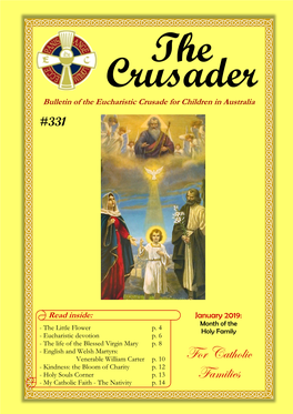 The Crusader Bulletin of the Eucharistic Crusade for Children in Australia #331