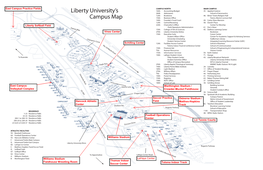 Campus Map Liberty University's