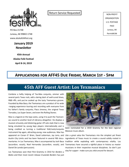 45Th AFF Guest Artist: Los Texmaniacs