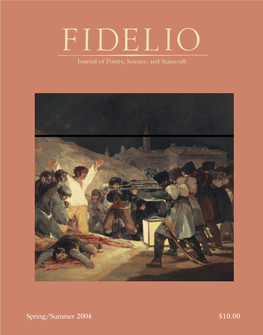 Fidelio, Volume 13, Number 1-2, Spring-Summer 2004