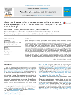 Agriculture, Ecosystems and Environment 199 (2015) 200–206