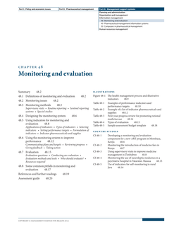 Monitoring and Evaluation 49 Pharmaceutical Management Information Systems 50 Computers in Pharmaceutical Management Human Resources Management