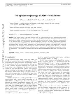 The Optical Morphology of A3667 Re-Examined