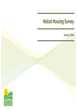 Holcot Housing Survey