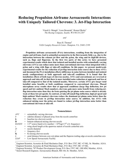 3. Jet-Flap Interaction