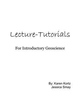 Lecture-Tutorials