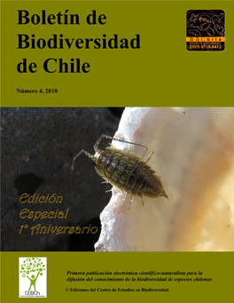 Boletín De Biodiversidad De Chile Número 4, 2010