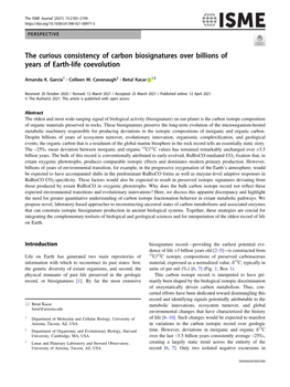 The Curious Consistency of Carbon Biosignatures Over Billions of Years of Earth-Life Coevolution