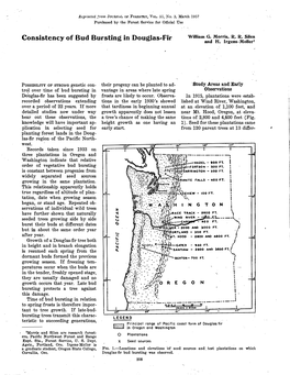 Consistency of Bud Bursting in Douglas-Fir William G