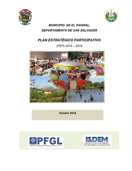 Plan Estratégico Participativo (Pep) 2015 – 2019