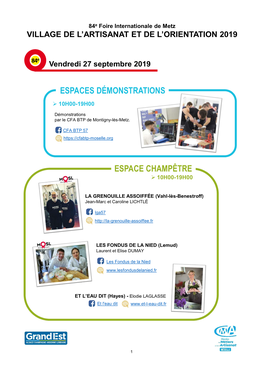 Decouvrir Le Programme Complet Des Animations Et Preparer