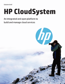 HP Cloudsystem
