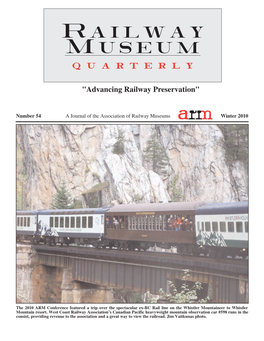 Railway Museum Q U a R T E R L Y