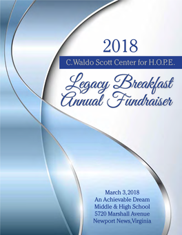 Legacy Breakfast Annual Fundraiser 2018