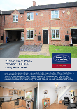 29 Alson Street, Penley, Wrexham, LL13 0QQ Asking Price £139,995