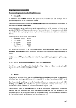 Omgevingsanalyse – Oktober 2018