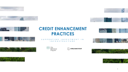 Credit Enhancement Practices