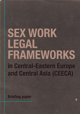 Sex Work Legal Frameworks in CEECA, SWAN