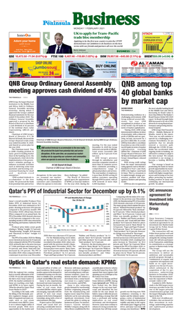 QNB Among Top 40 Global Banks by Market