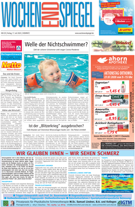 Welle Der Nichtschwimmer? UND AUF ALDI-NORD.DE Vom 24.07