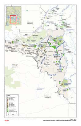 Figure 15-1A Recreational Facilities in Alameda and Contra Costa Counties