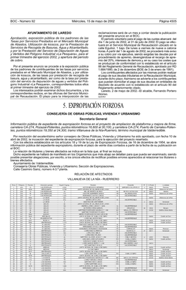 5. Expropiación Forzosa