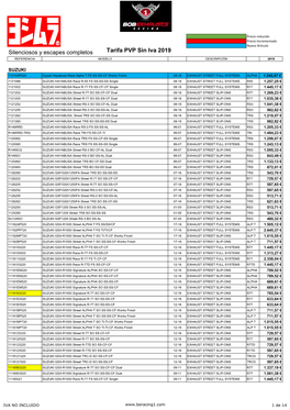 Yoshimura USA Enero 2019.Xlsx