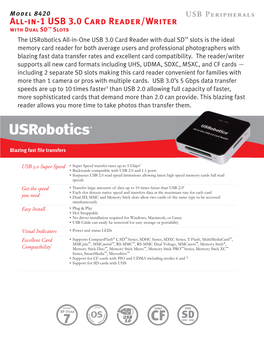 All-In-1 USB 3.0 Card Reader/Writer