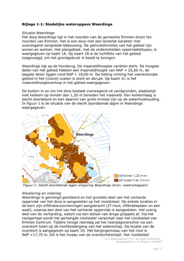 Bijlage 1-1: Stedelijke Wateropgave Weerdinge