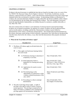 TMCEC Bench Book Chapter 16