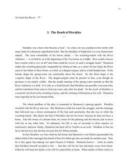 3. the Death of Herakles